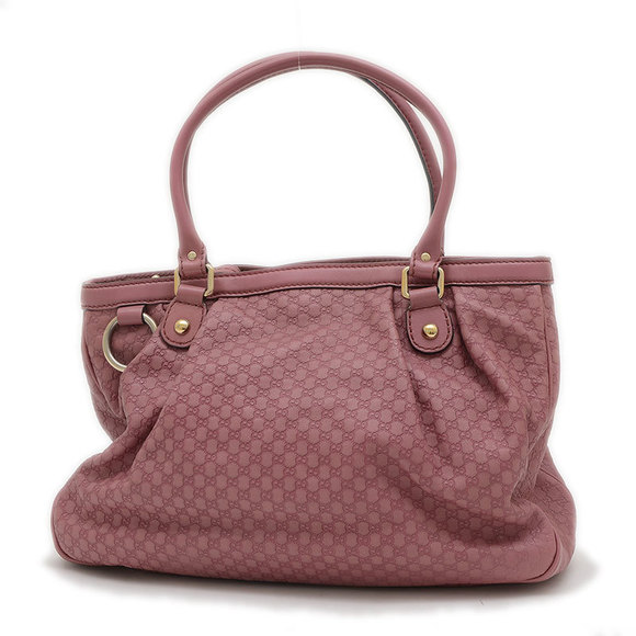 Gucci Sukey ssima Micro Leather Bag Tote Pink - Picture 1 of 9